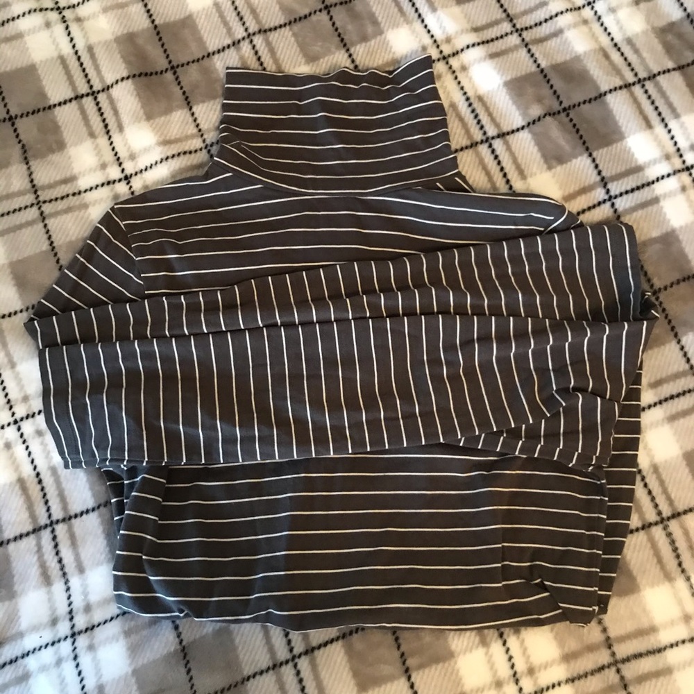 Gray Turtleneck